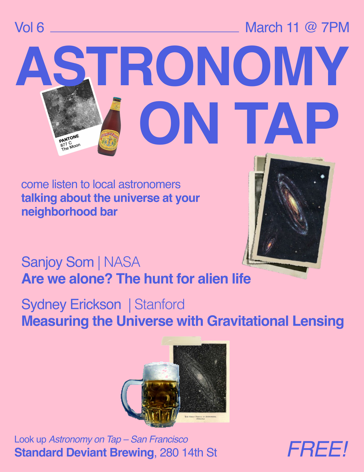 Astronomy on Tap poster