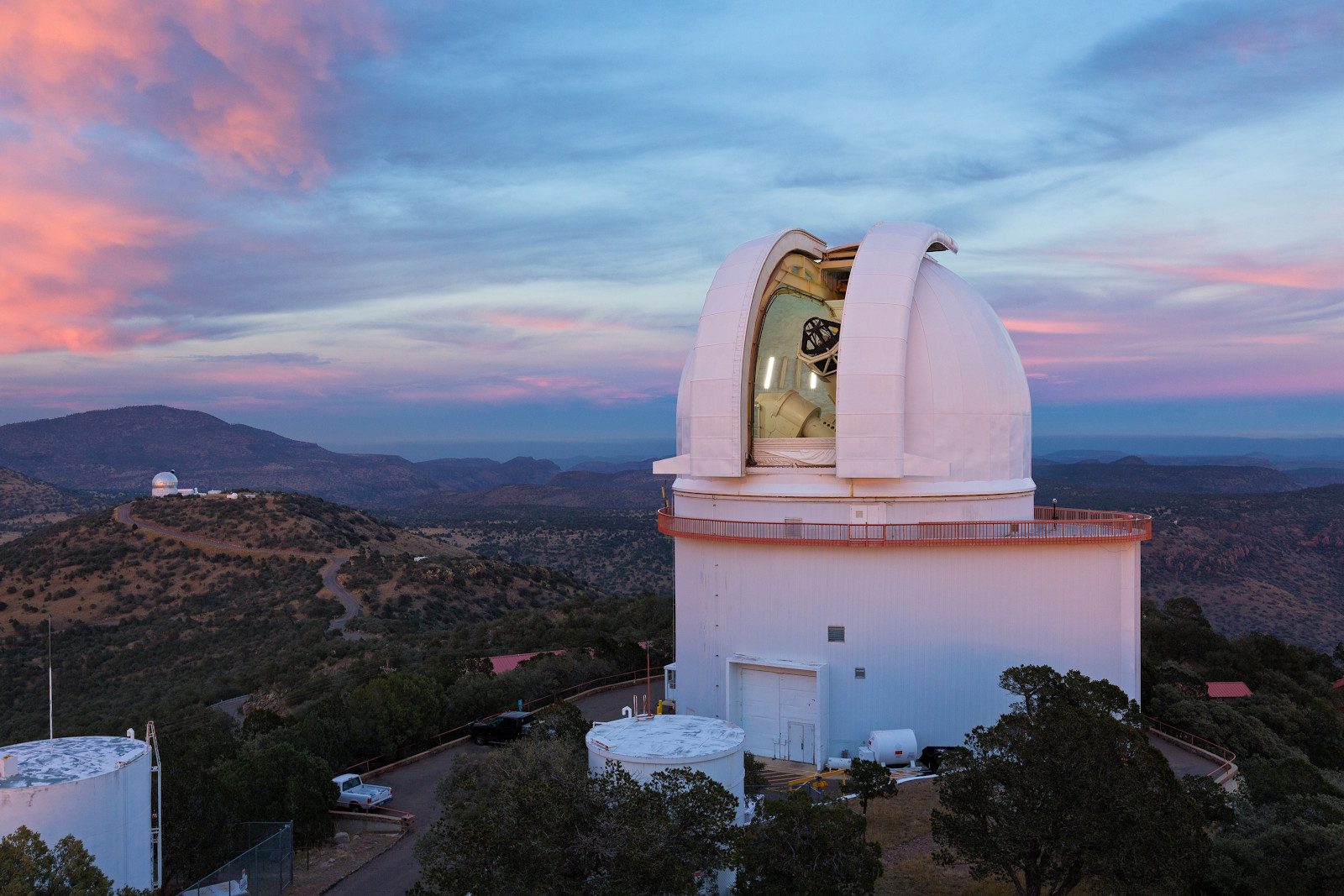 Observatory at sunset