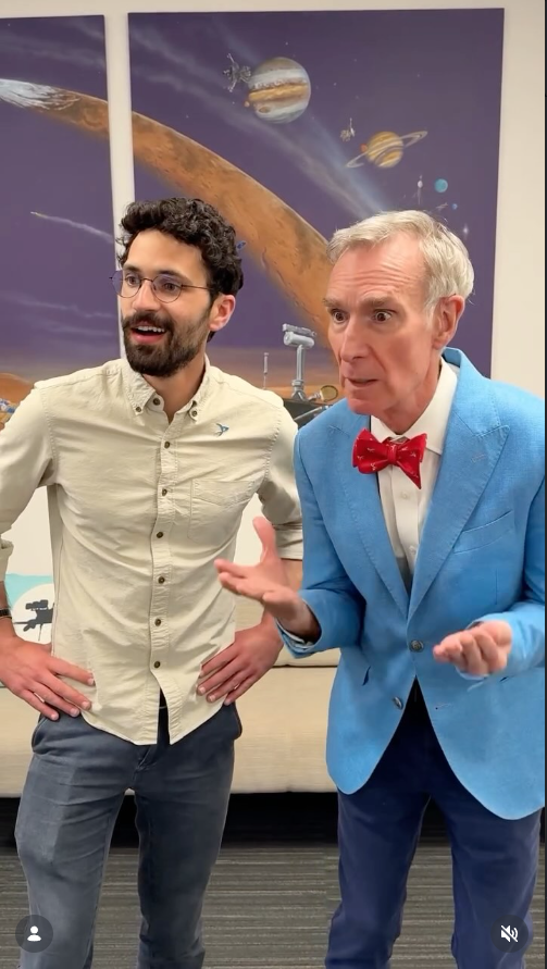Asa Stahl with Bill Nye